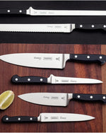 Tramontina Brazil  Century 8 Inches Utility Knife with Stainless Steel Blade and Black Polycarbonate Handle