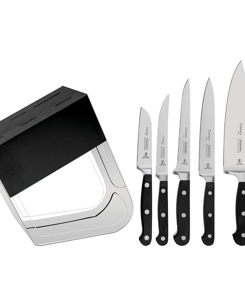 Tramontina Century Knife and Block Set 7Pc