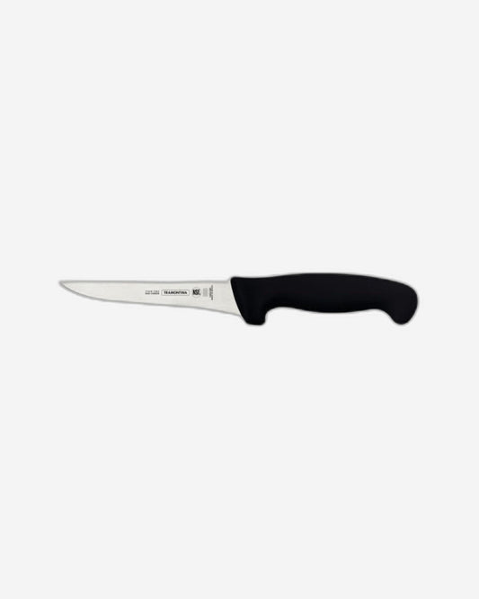 Tramontina Professional Boning Knife with Stainless Steel Blade and Black Polypropylene Handle 5"