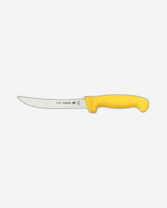 Tramontina Professional 6" Boning Knife with Stainless-Steel Blade and Yellow Polypropylene Handle