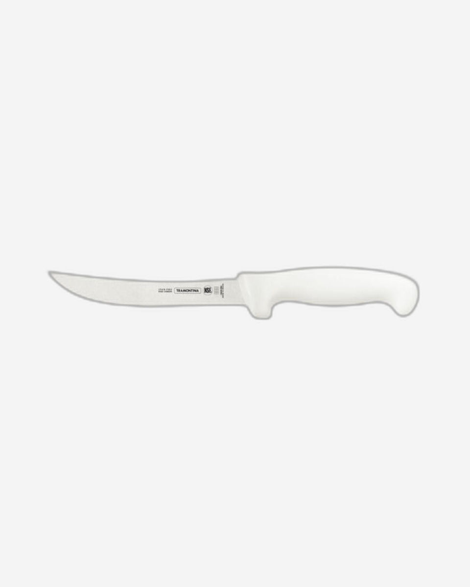Tramontina Professional 6" Boning Knife with Stainless-Steel Blade and White Polypropylene Handle