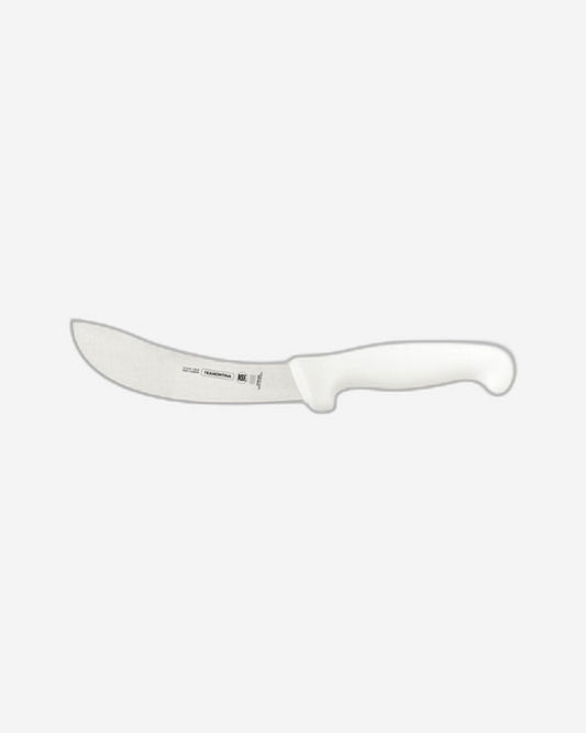 Tramontina Professional Leather and Bleeding Knife with Stainless-Steel Blade and White Polypropylene Handle 6"