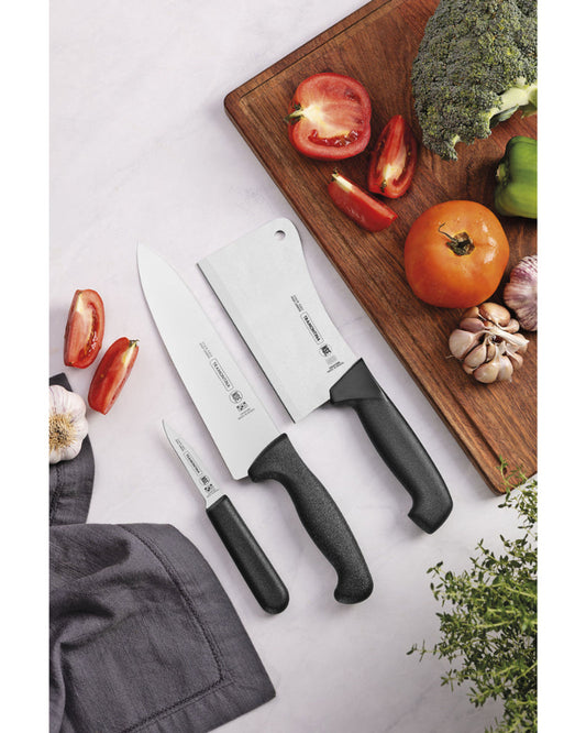 Tramontina Professional Meat Knife with Stainless-Steel Blade and Black Polypropylene Handle 8"