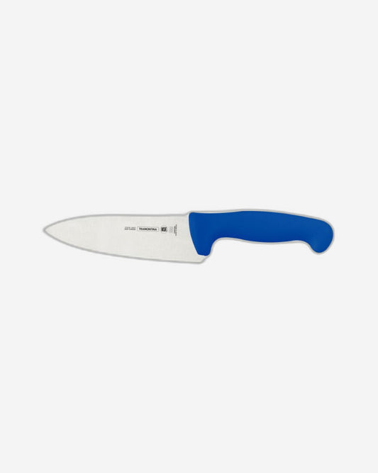 Tramontina Professional Meat Knife with Stainless-Steel Blade and Blue Polypropylene Handle 6"