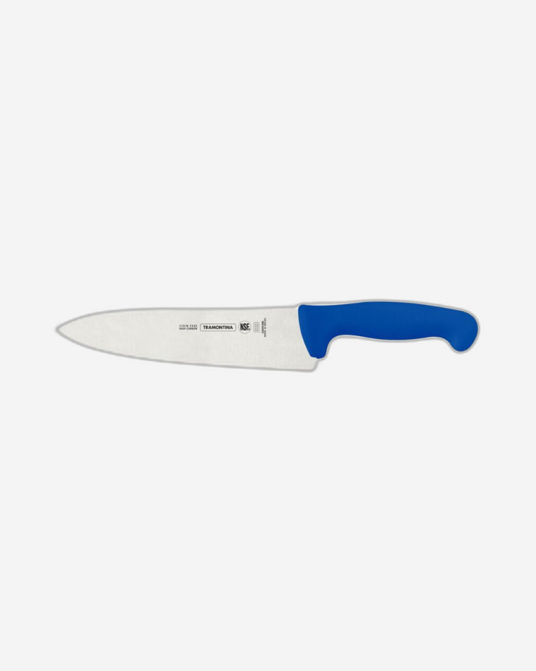 Tramontina Professional Meat Knife with Stainless-Steel Blade and Blue Polypropylene Handle 8"