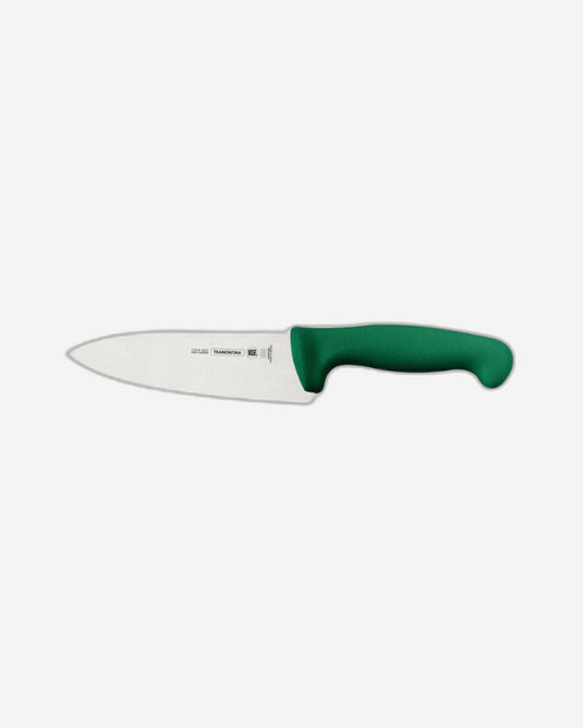 Tramontina Professional Meat Knife with Stainless-Steel Blade and Green Polypropylene Handle 6"