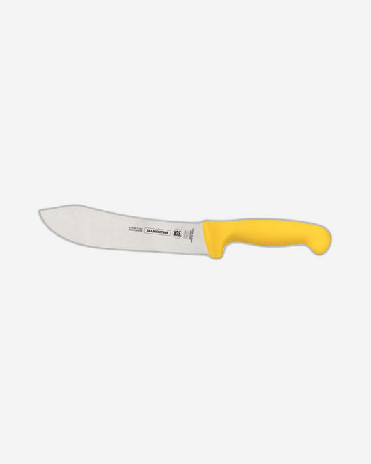 Tramontina Professional 8" Meat Knife with Stainless-Steel Blade and Yellow Polypropylene Handle
