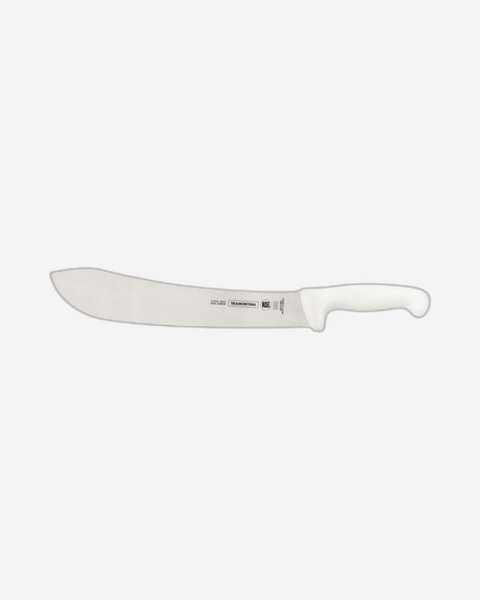 Tramontina Professional 12" Meat Knife with Stainless-Steel Blade and White Polypropylene Handle