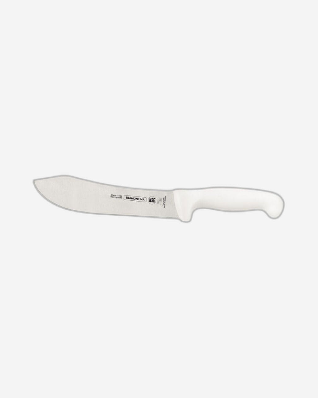 Tramontina Professional 8" Meat Knife with Stainless-Steel Blade and White Polypropylene Handle
