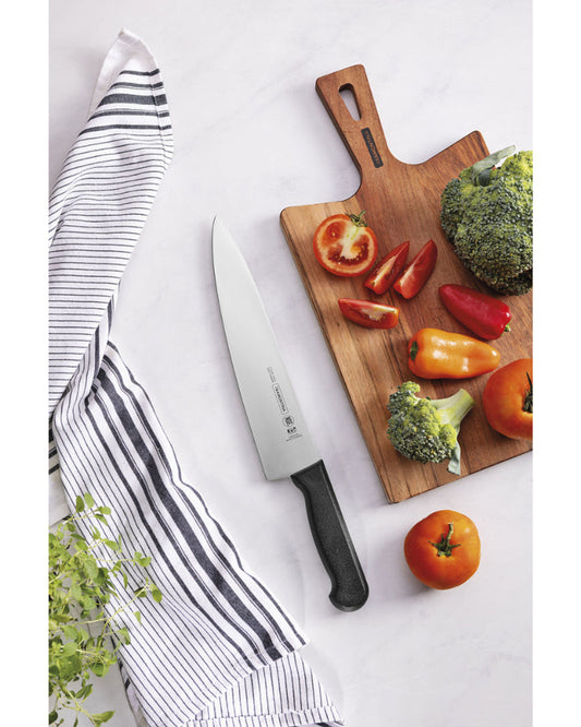 Tramontina Professional Meat Knife with Stainless-Steel Blade and Black Polypropylene Handle with Antimicrobial Protection 10"