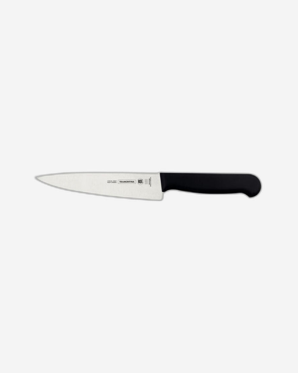 Tramontina Professional Meat Knife with Stainless-Steel Blade and Black Polypropylene Handle with Antimicrobial Protection 6"