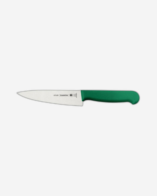Tramontina Profissional Master Meat Knife with Stainless-Steel Blade and Green Polypropylene Handle, 5"