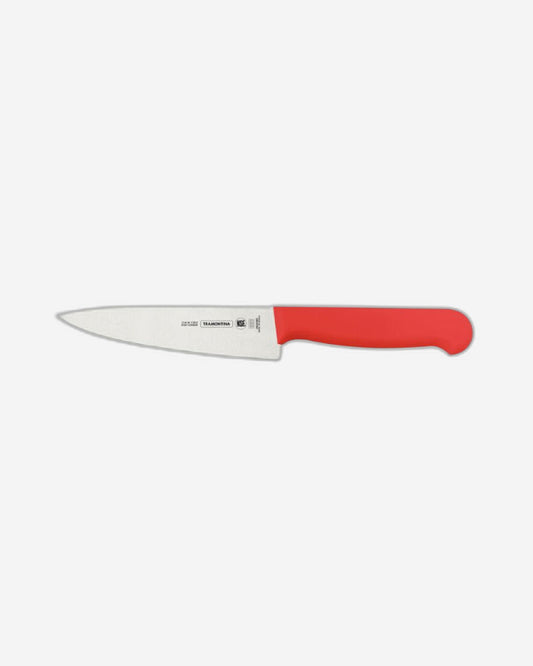 Tramontina Profissional Master Meat Knife with Stainless-Steel Blade and Red Polypropylene Handle, 5"