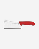 Tramontina Brazil  Professional Master 10 Inches Cleaver Knife with Stainless Steel Blade and Red Polypropylene Handle with Antimicrobial Protection