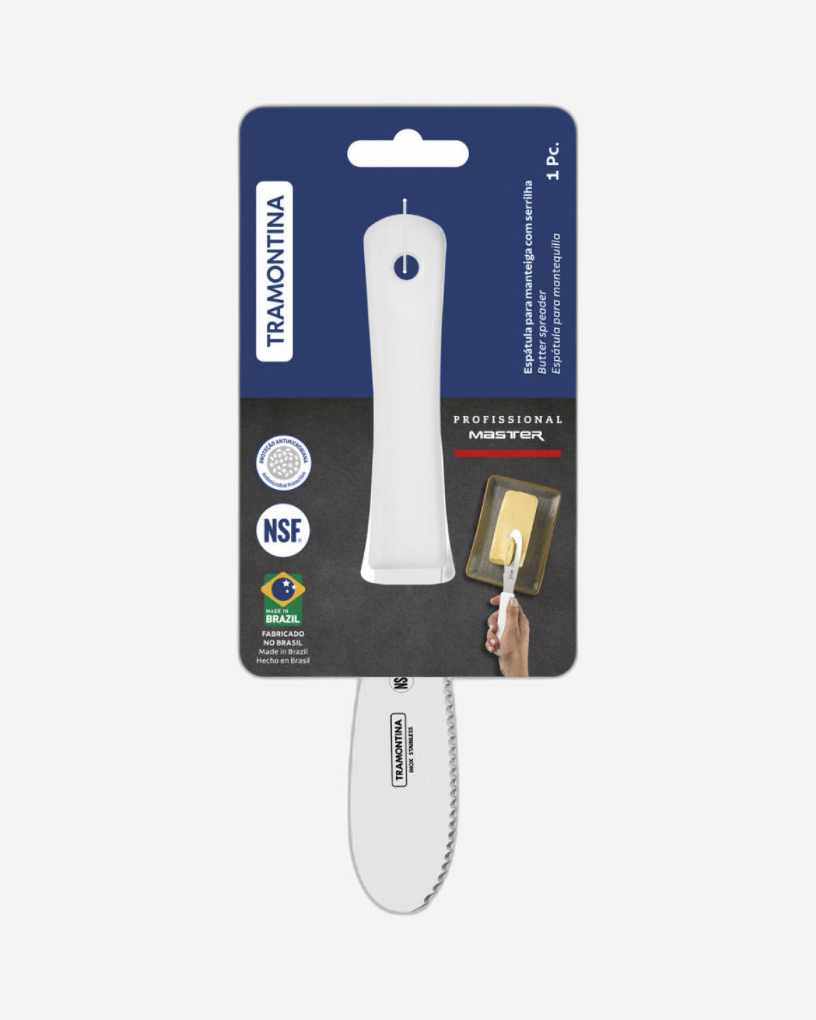 Tramontina Professional Serrated Spatula 4x1.25Inch
