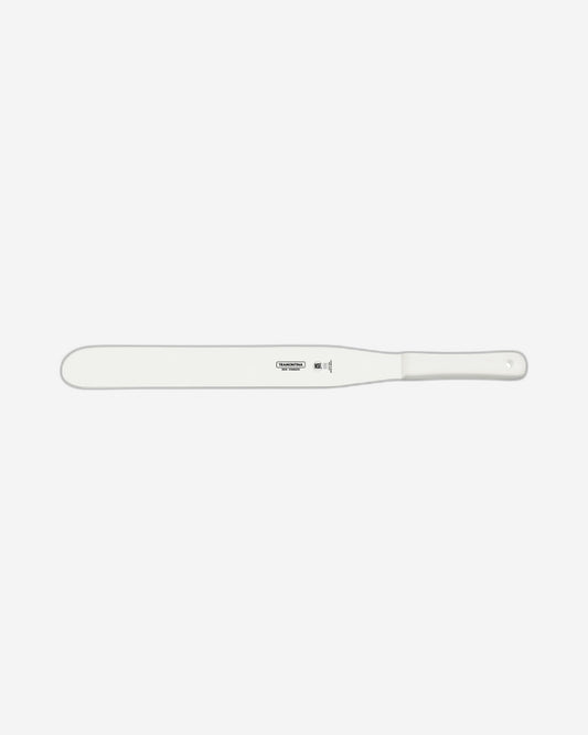Tramontina Professional Offset Spatula with Stainless-Steel Blade and White Polypropylene Handle 14"