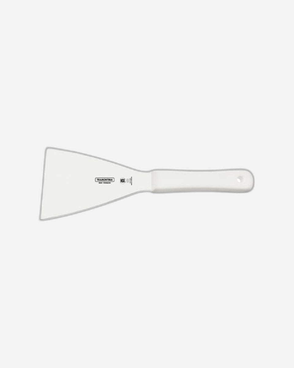 Tramontina Professional Bench Scraper with Stainless-Steel Blade and White Polypropylene Handle 5x4"