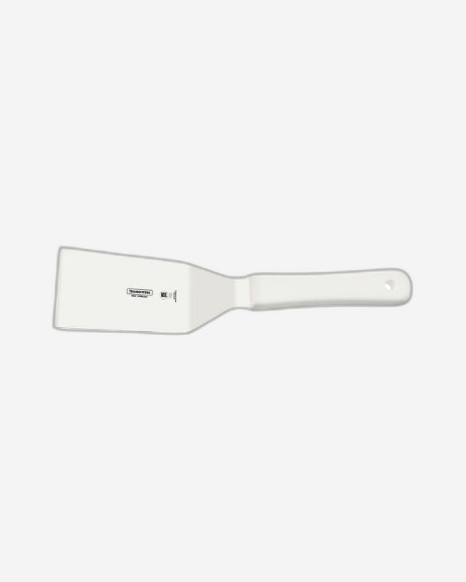Tramontina Professional Frying Spatula with Stainless-Steel Blade and White Polypropylene Handle 5x2.1/2"