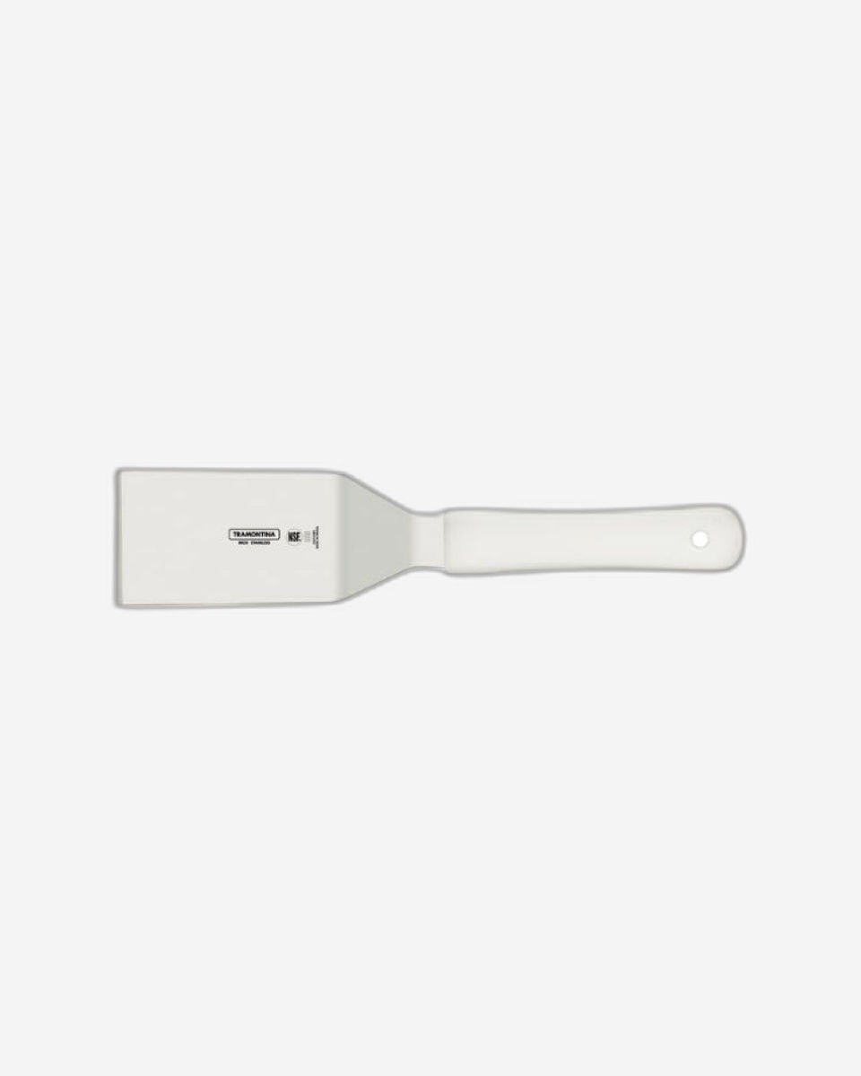Tramontina Professional Frying Spatula with Stainless-Steel Blade and White Polypropylene Handle 5x2.1/2"