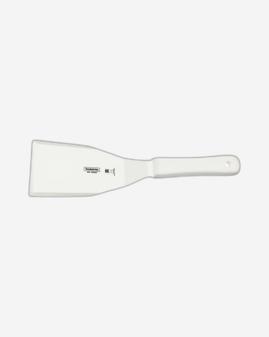 Tramontina Professional Hamburger Spatula with Stainless-Steel Blade and White Polypropylene Handle 6x3"