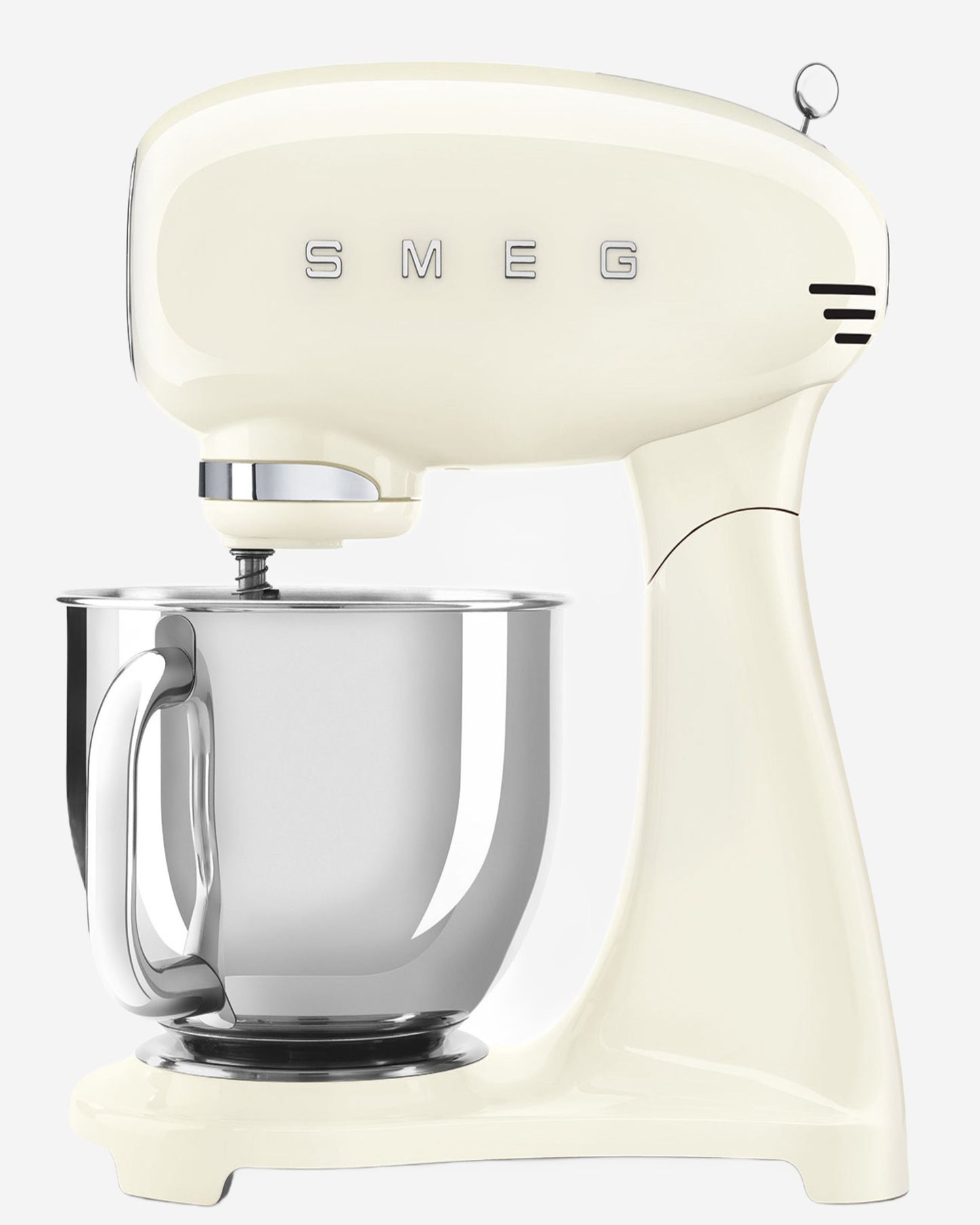 SMEG Stand Mixer Cream Full Color Steel Bowl - SMF05CRUK