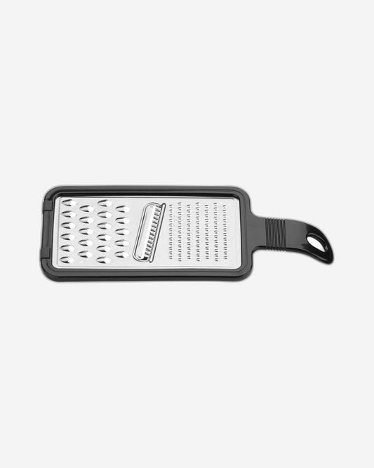 Tramontina Utilitá Universal Grater with Stainless Steel Blade and ABS Handle with Black Rubber Holder