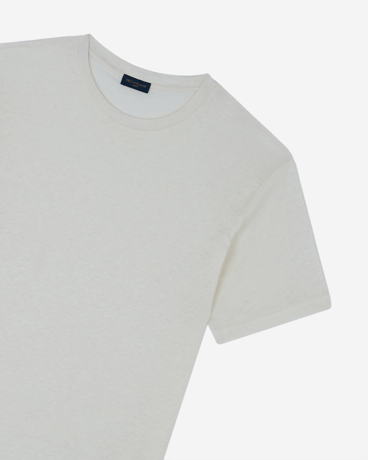 Paul & Shark Shark Tag Linen Jersey T-Shirt