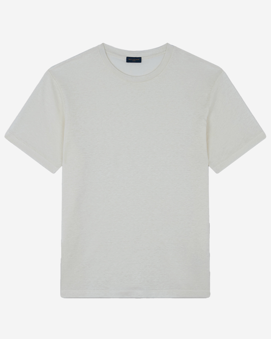 Paul & Shark Shark Tag Linen Jersey T-Shirt