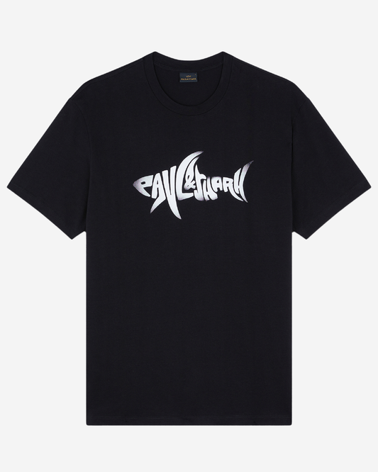 Paul & Shark Printed Shark Cotton Jersey T-Shirt