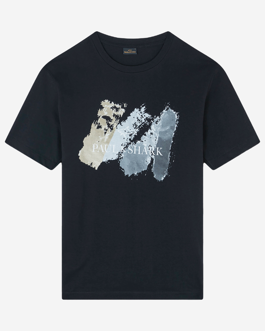 Paul & Shark Cotton T Shirt - Black
