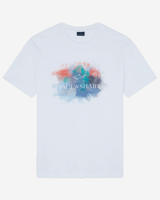 Paul & Shark Cotton T Shirt - White