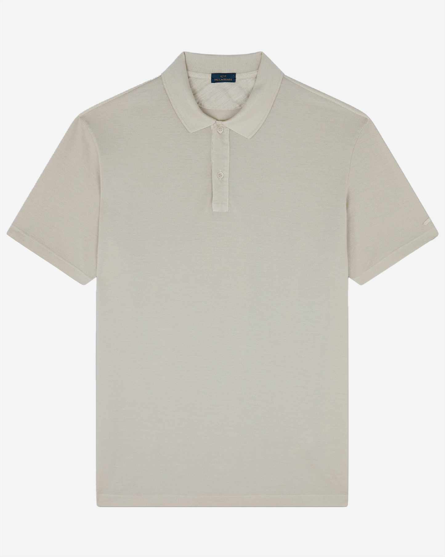 Paul & Shark Cotton Pique Polo Shirt - Beige