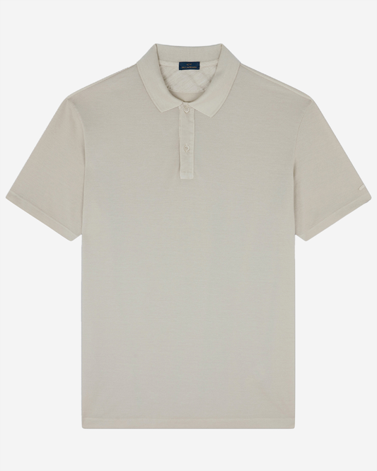 Paul & Shark Cotton Pique Polo Shirt - Beige