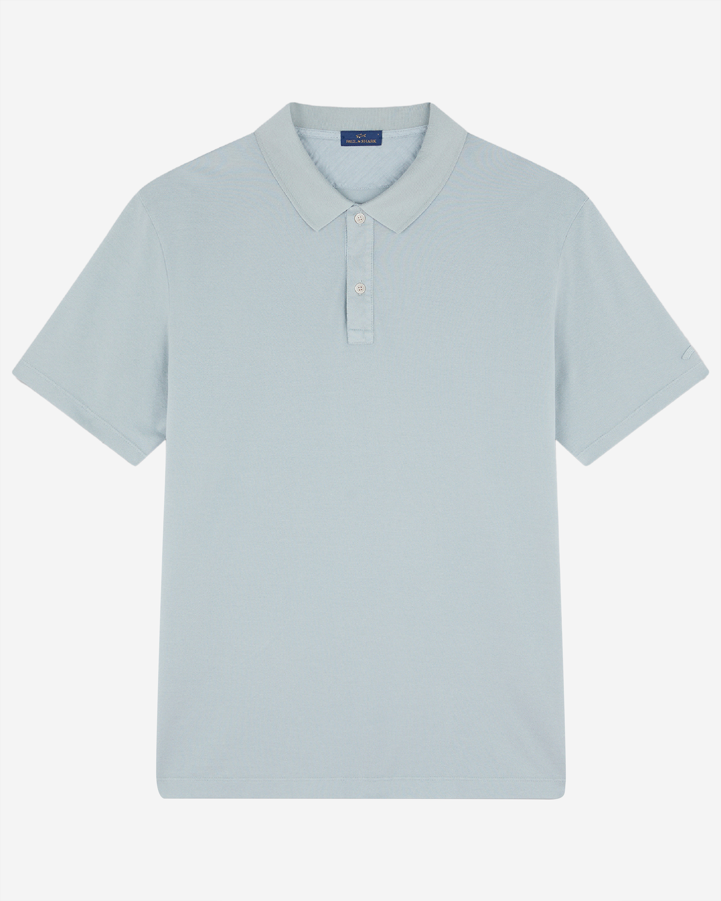 Paul & Shark Cotton Pique Polo Shirt - Blue Water