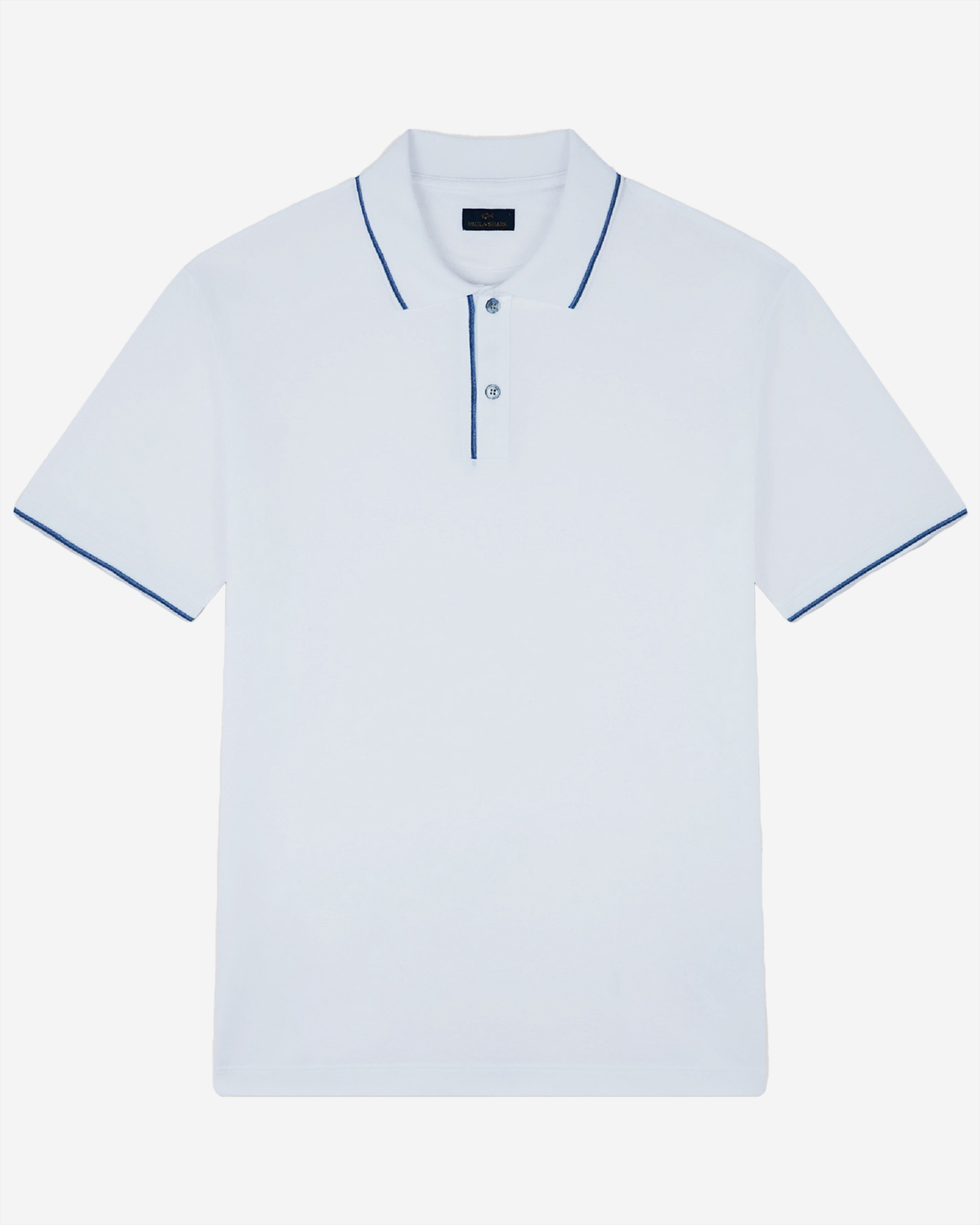 Paul & Shark Cotton Polo Shirt With Buttons - White