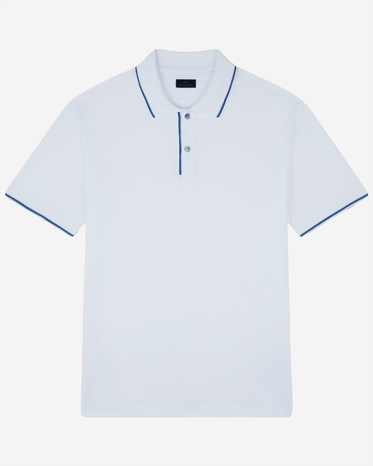 Paul & Shark Cotton Polo Shirt With Buttons - White