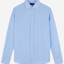 Paul & Shark Linen Shirt - White Stripes On Light Blue