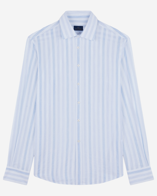 Paul & Shark Cotton Shirt- Light Blue
