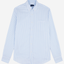 Paul & Shark Cotton Summer Oxford Shirt - Light Blue Stripes On White