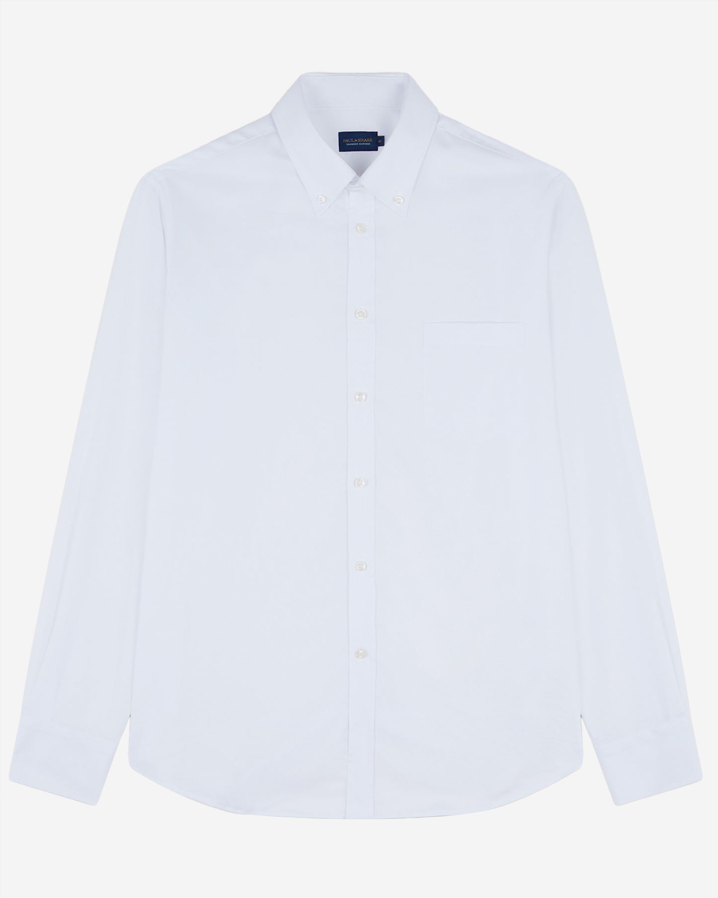 Paul & Shark Cotton Summer Oxford Shirt - White