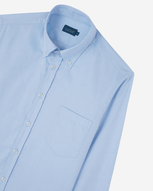 Paul & Shark Cotton Summer Oxford Shirt - Light Blue