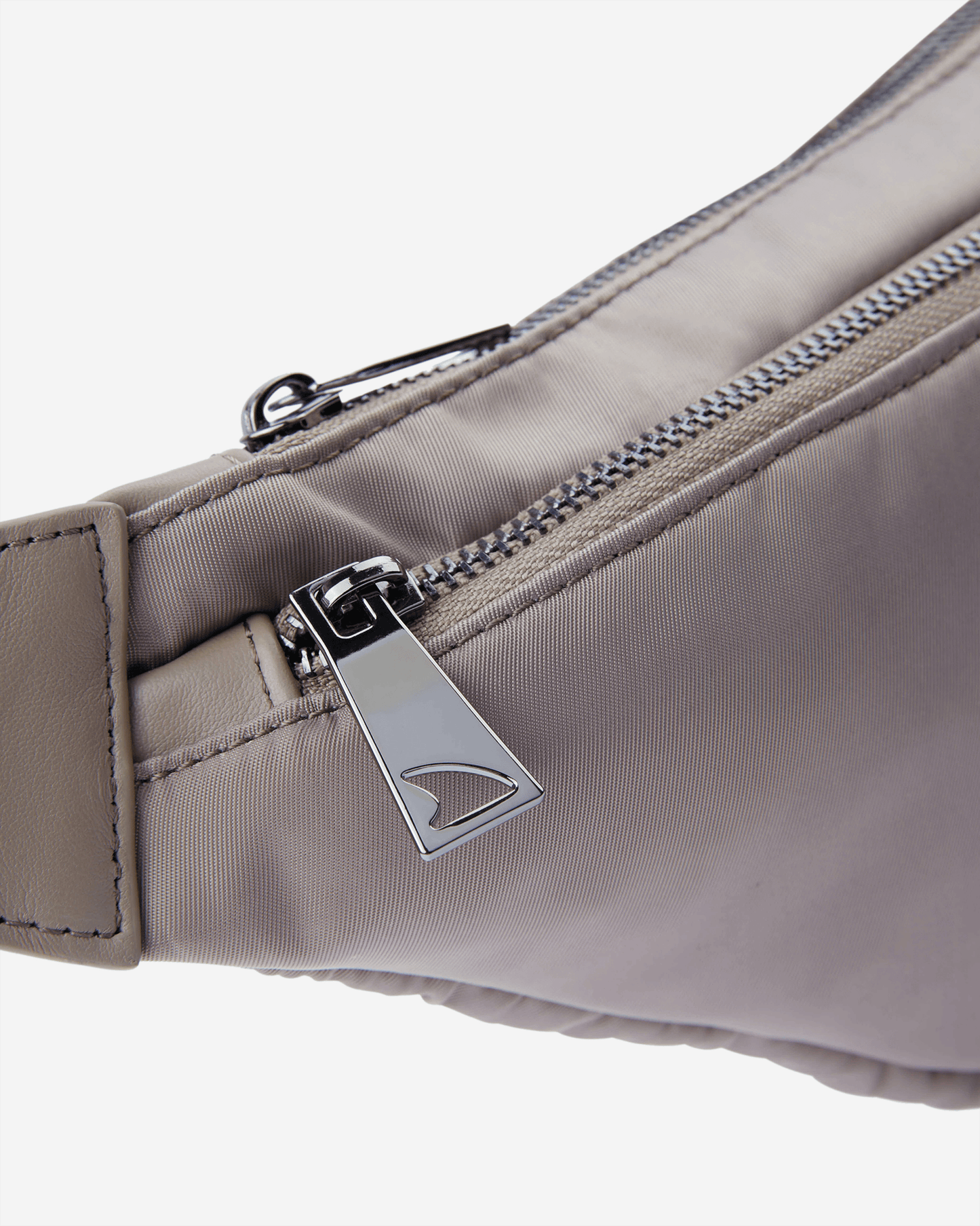 Paul & Shark Leather-Trimmed Nylon Messenger Bag