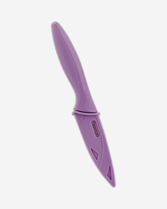 Fissman Stainless Steel Knife With Sheath Purple 20.5 x 2.5cm