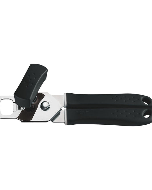 Tramontina Utilitá Stainless-Steel Can Opener with Black Polypropylene Handle