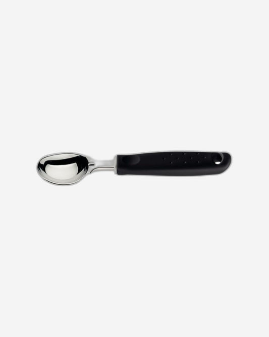 Tramontina Utilitá Ice Cream Scoop with Stainless-Steel Bowl and Black Polypropylene Handles