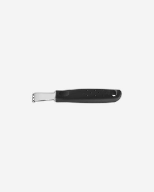 Tramontina Utilitá Stainless-Steel Zester with Black Polypropylene Handle