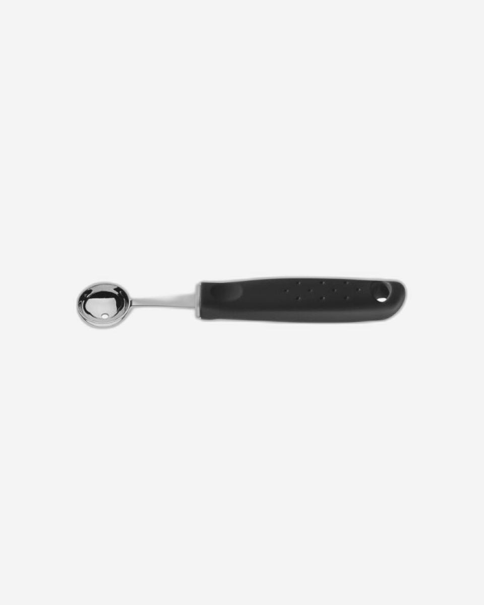 Tramontina Utilitá Stainless-Steel Melon Baller with Black Polypropylene Handle, 2.9 cm