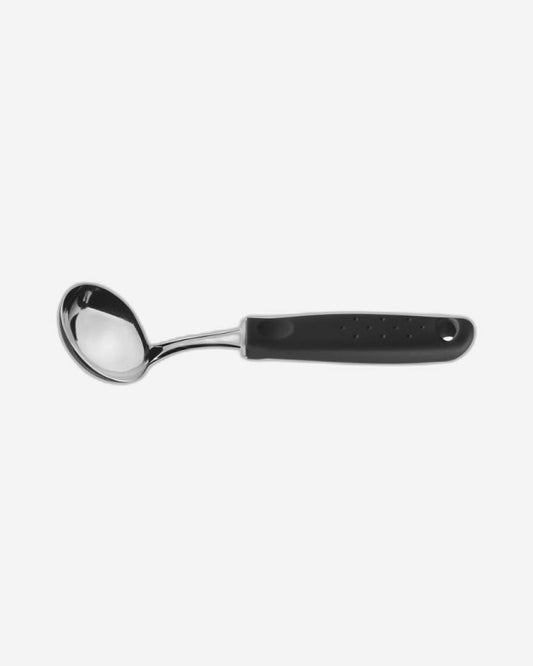 Tramontina Utilitá Stainless-Steel Sauce Ladle with Black Polypropylene Handle