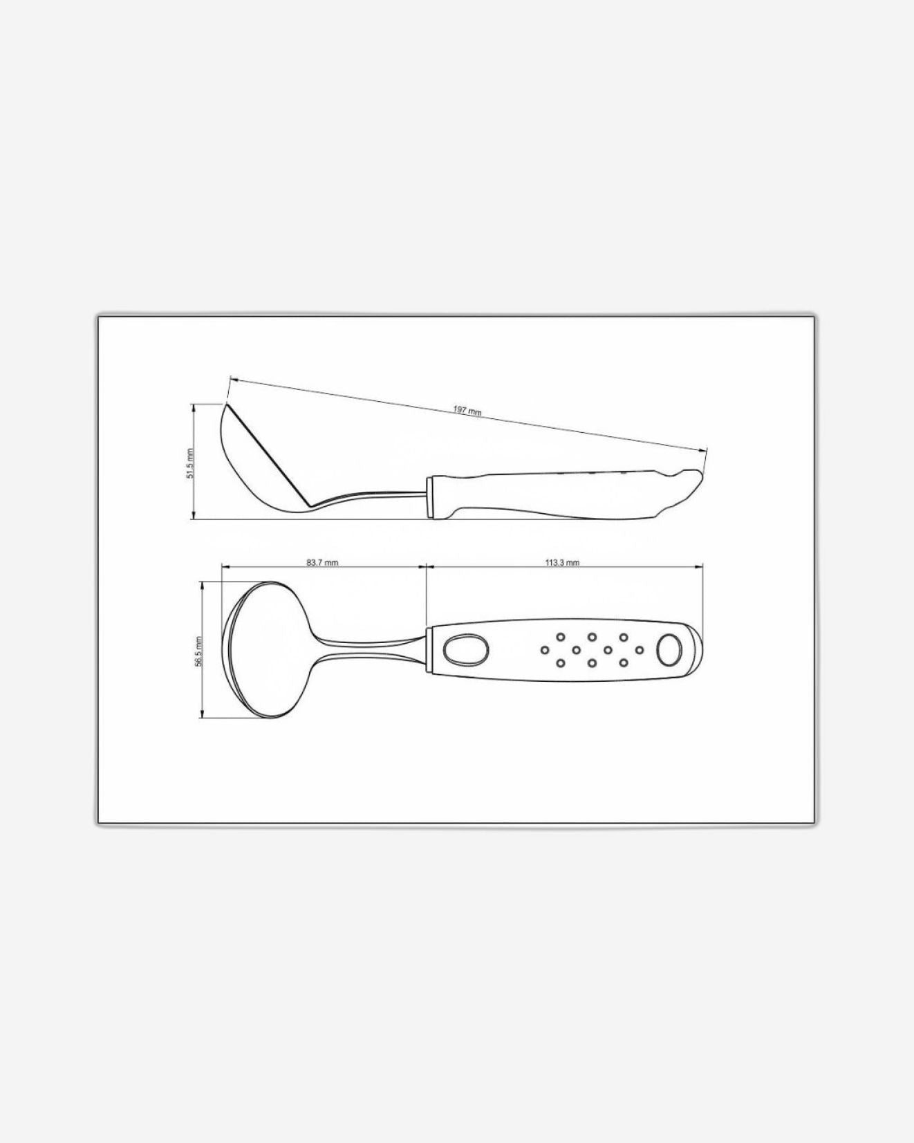 Tramontina Utilitá Stainless-Steel Sauce Ladle with Black Polypropylene Handle