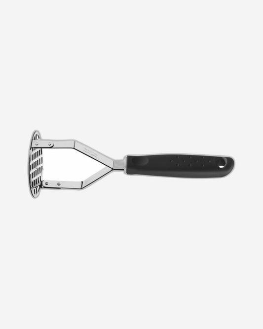 Tramontina Utilitá Stainless-Steel Potato Masher with Black Polypropylene Handle